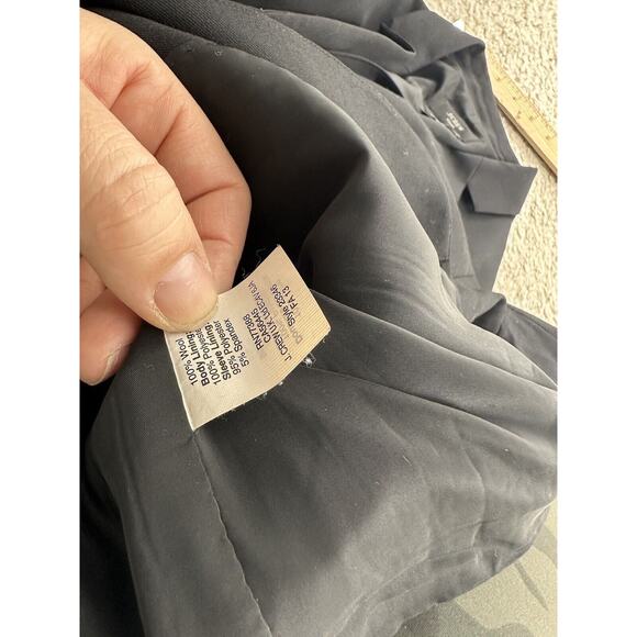J. Crew Size 4 Women Super 120s Blazer 100% Wool Jacket Black Lined 38-2 - Picture 6 of 8